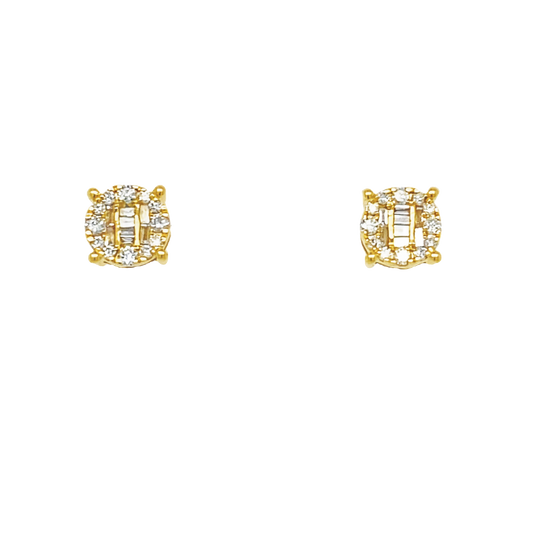 Yellow Gold diamond ring 10K(0.46ct)