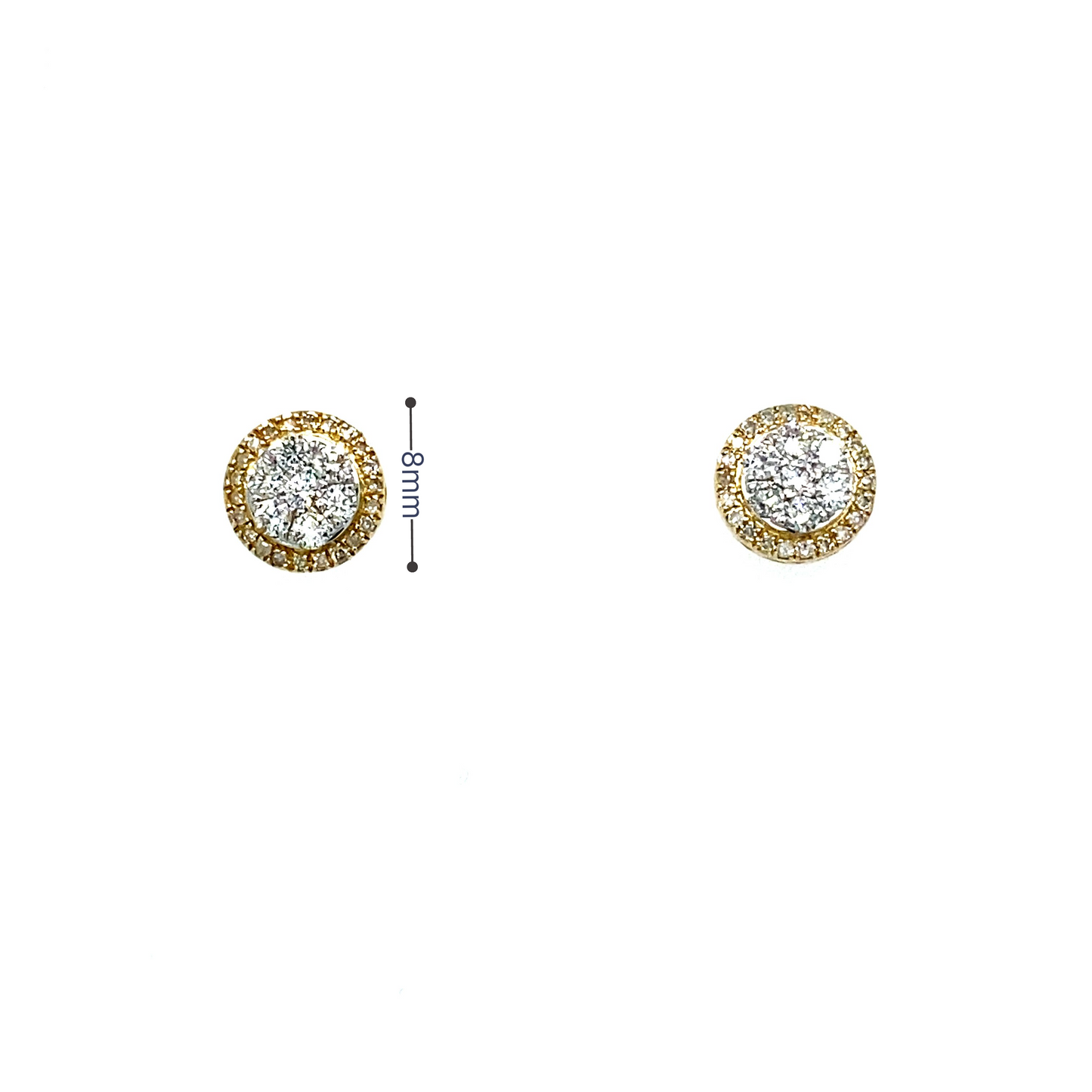 Gold and Diamond Earring 10kt(0.52 ct)