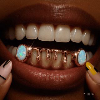 Opal Drip Grillz 6 TEETH PIECE (SET)