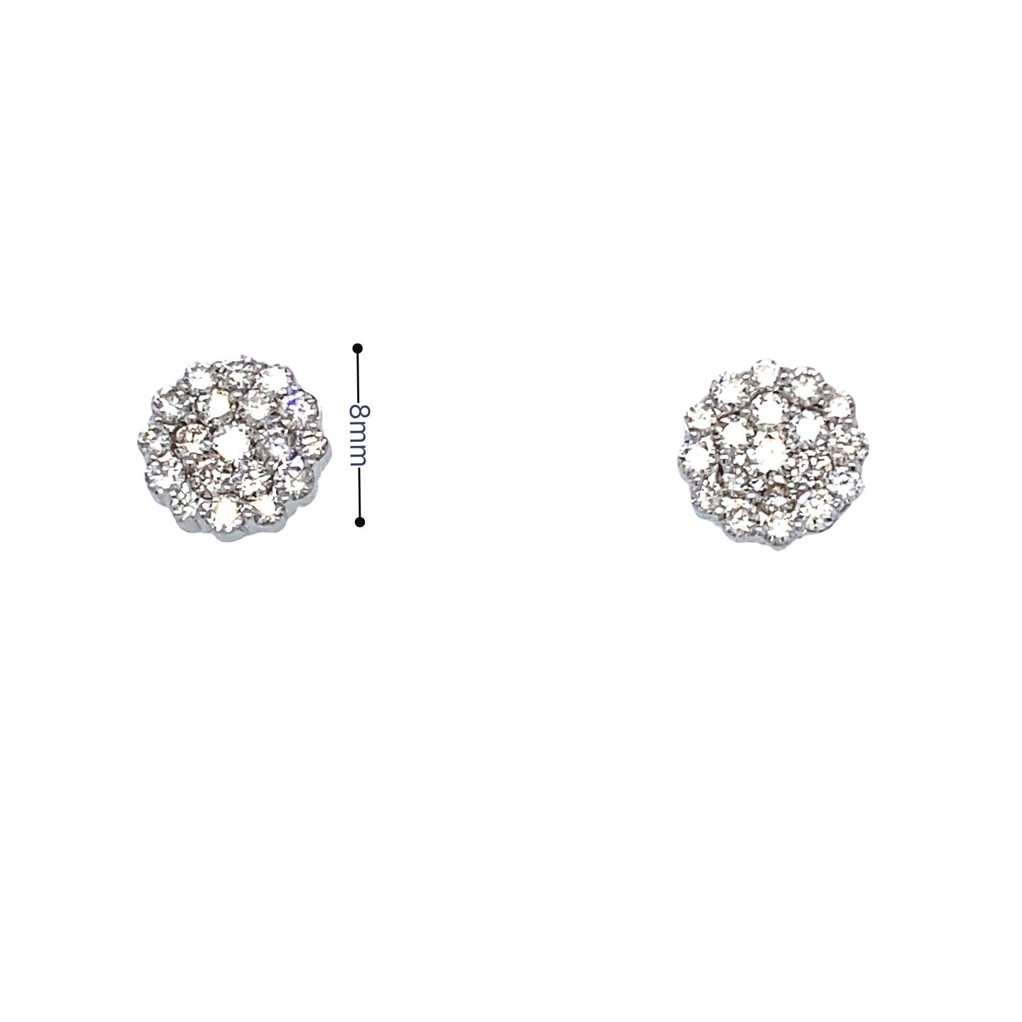 Diamond Earring 14 Kt