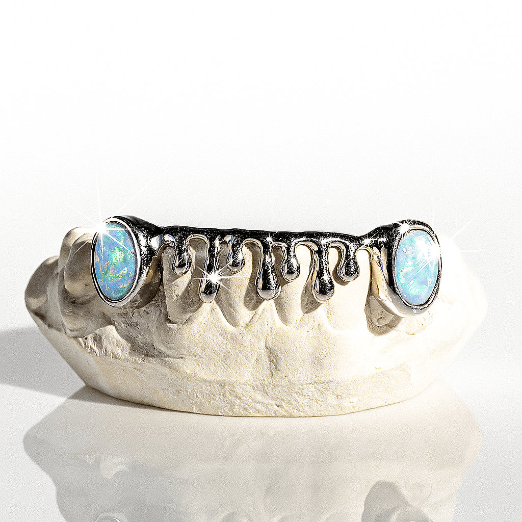 Opal Drip Grillz 6 TEETH PIECE (SET)