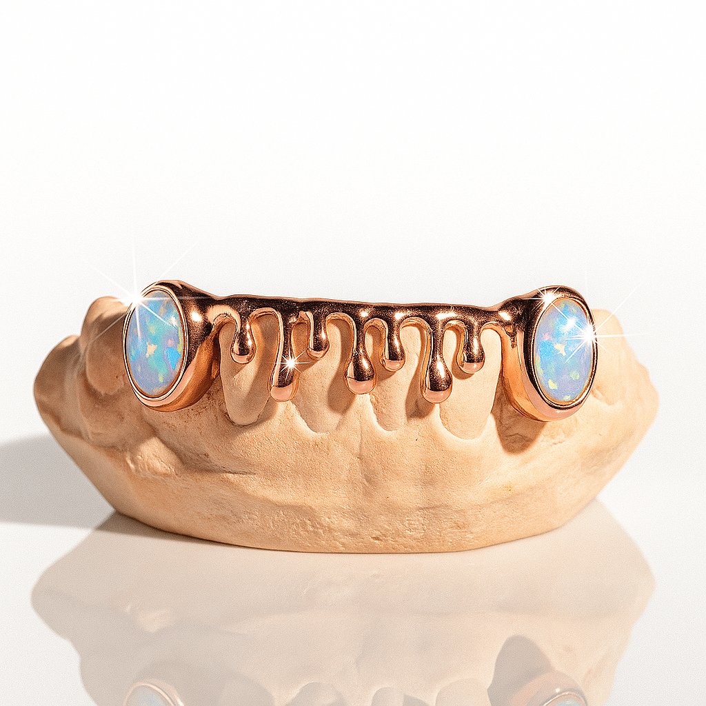 Opal Drip Grillz 6 TEETH PIECE (SET)