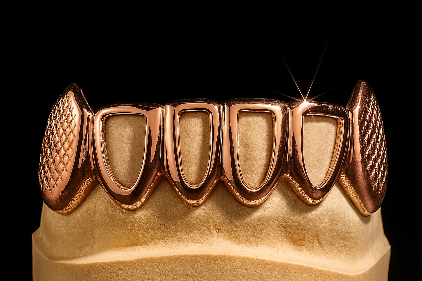 Bottom Open Faces with Fangs (Sold as a Set)