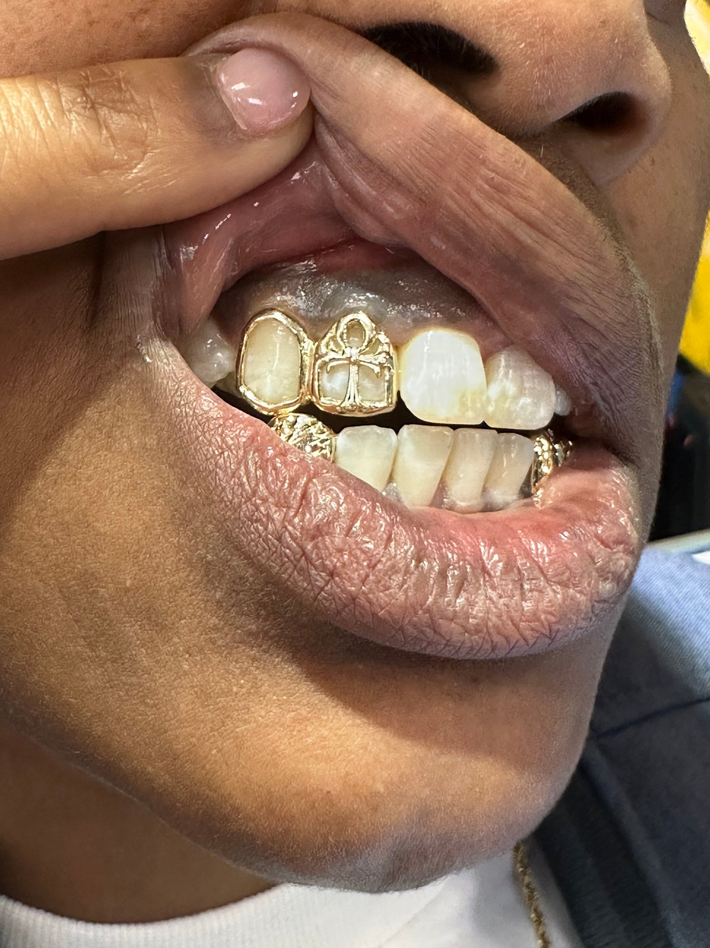 ANKH GRILLZ(3 TEETH PIECE)