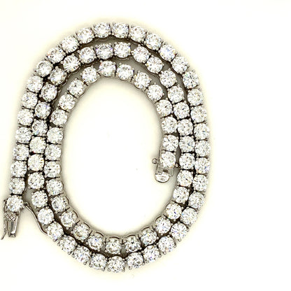 LAB Diamond Moissanite Tennis Chain (diamond tester approved)