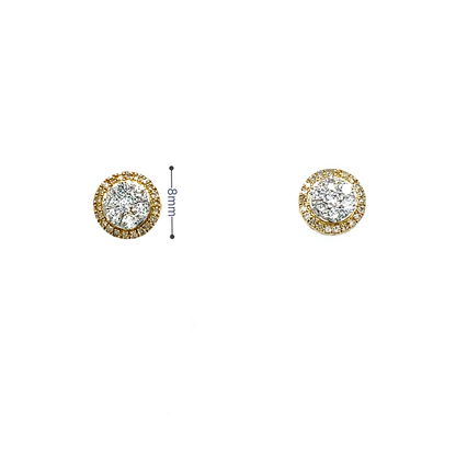 Gold and Diamond Earring 10kt(0.52 ct)