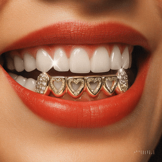 Valentino Hearts with Diamonds (Sold as a Set)