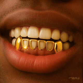 Bottom 6 teeth 4 middle open face