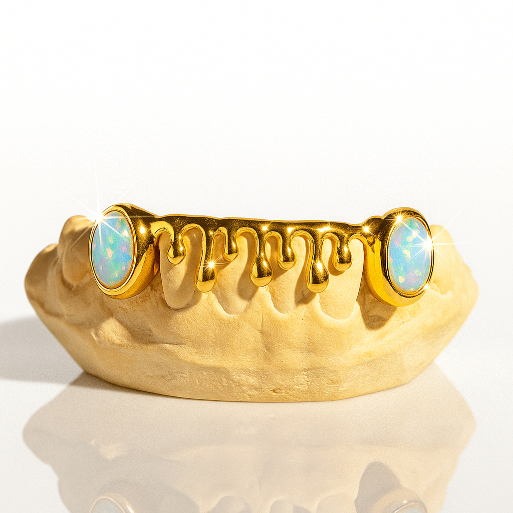 Opal Drip Grillz 6 TEETH PIECE (SET)