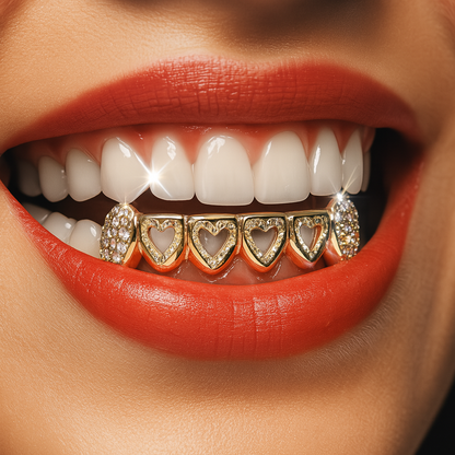 Valentino Hearts with Diamonds (Sold as a Set)
