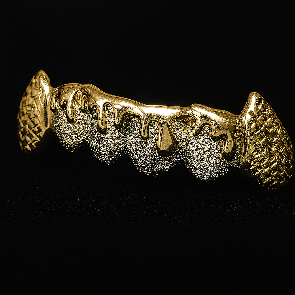 3D Drips W/ Diamond Cut Fangs (Sold as a Set)