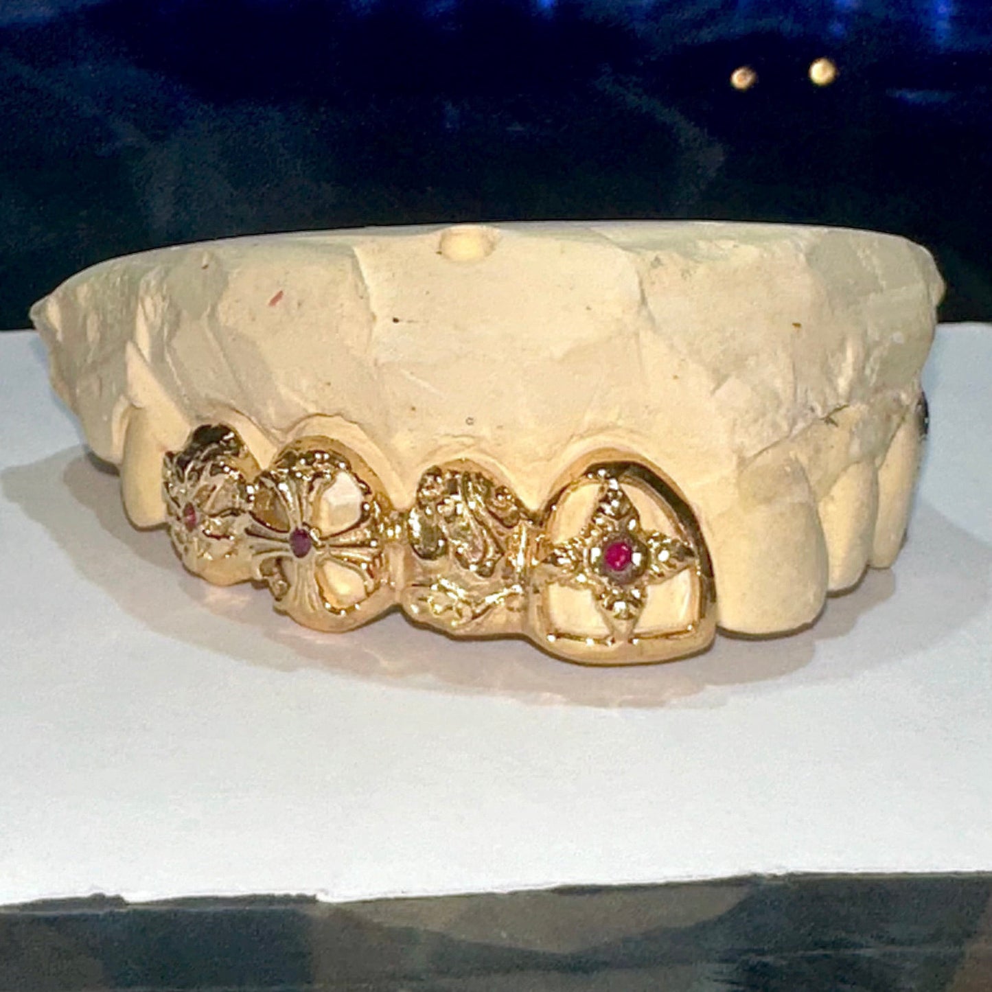CHROME HEARTY GRILLZ
