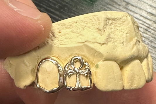 ANKH GRILLZ(3 TEETH PIECE)
