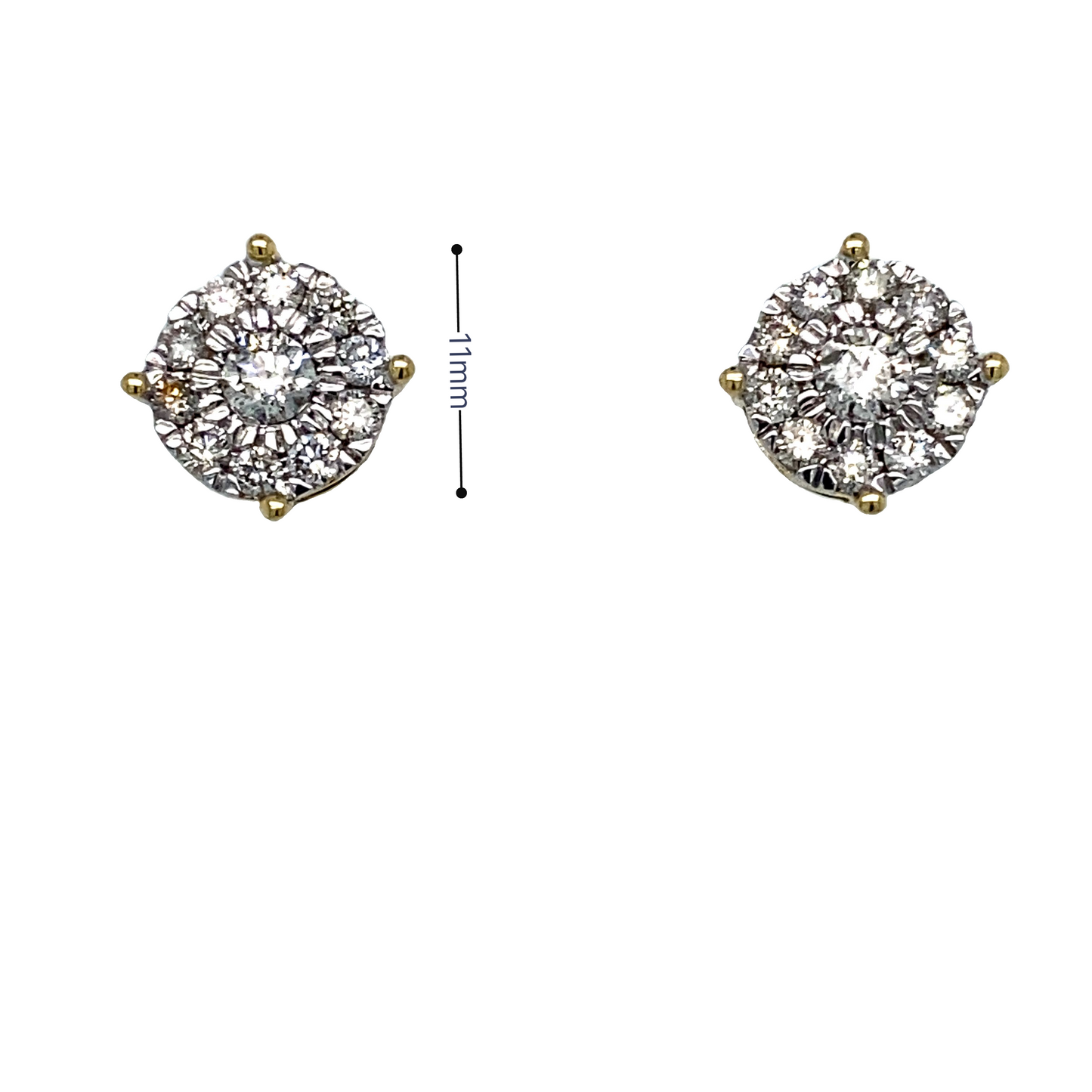 Diamond Earring 14KT