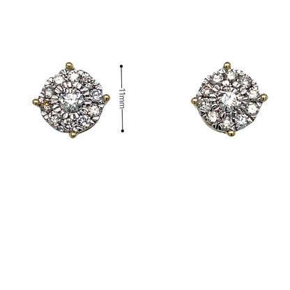 Diamond Earring 14KT