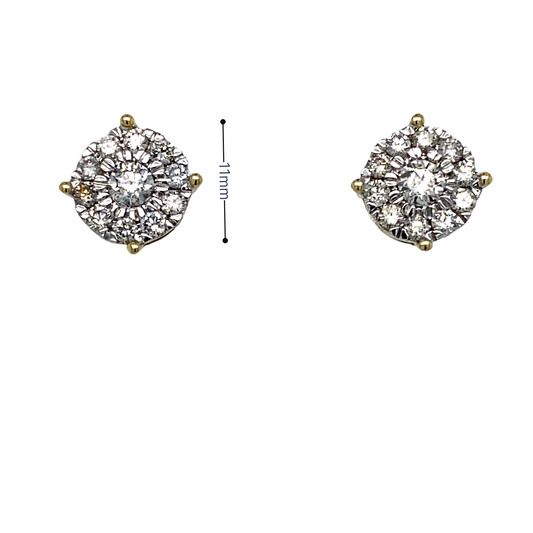 Diamond Earring 14KT