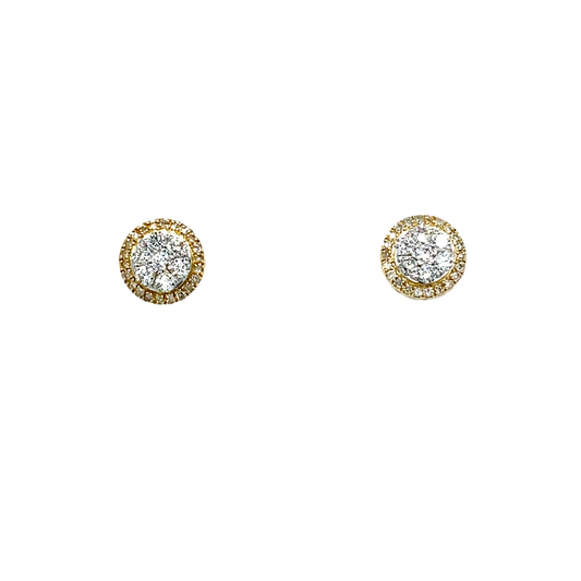 Gold and Diamond Earring 10kt(0.52 ct)