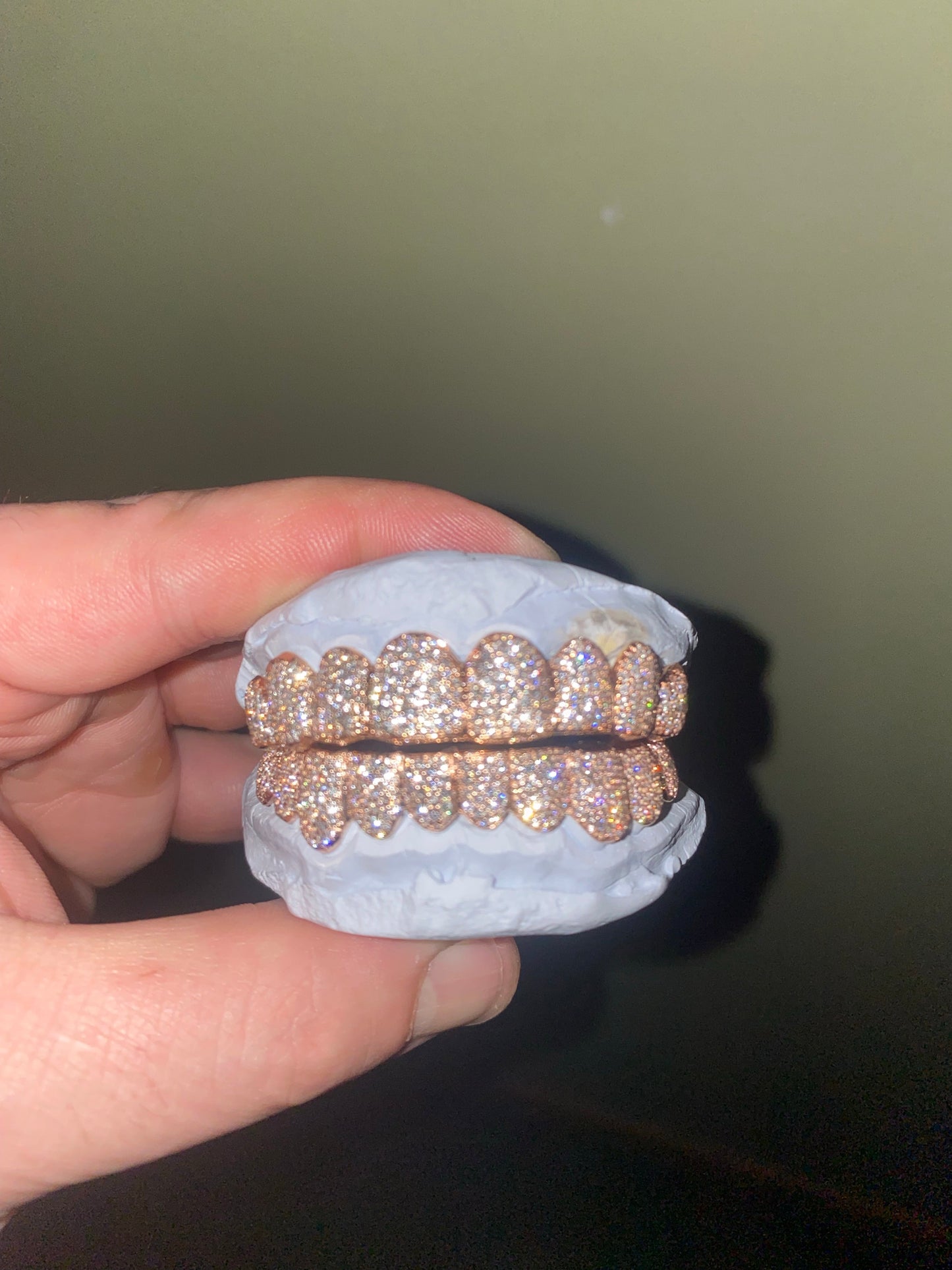 VVS Diamond Flush- HoneyComb Setting (Sold Per Tooth)